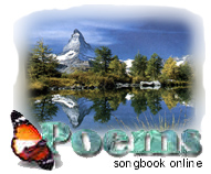 Lake, mountain and lovely butterfly