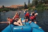 and the raft spun, and then Jim fell...again!