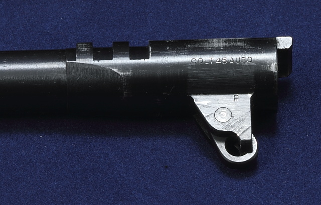 Remington Rand -- early guns will have colt barrels. 