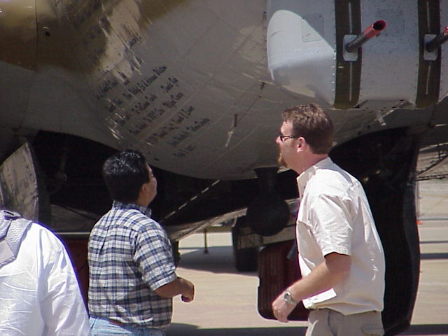 BrianunderB17Nose.jpg