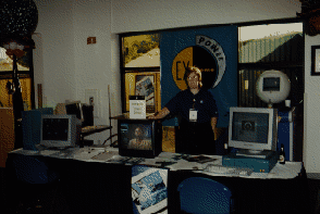 A Division's Display at the Campus Visit