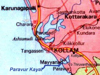 Kollam map