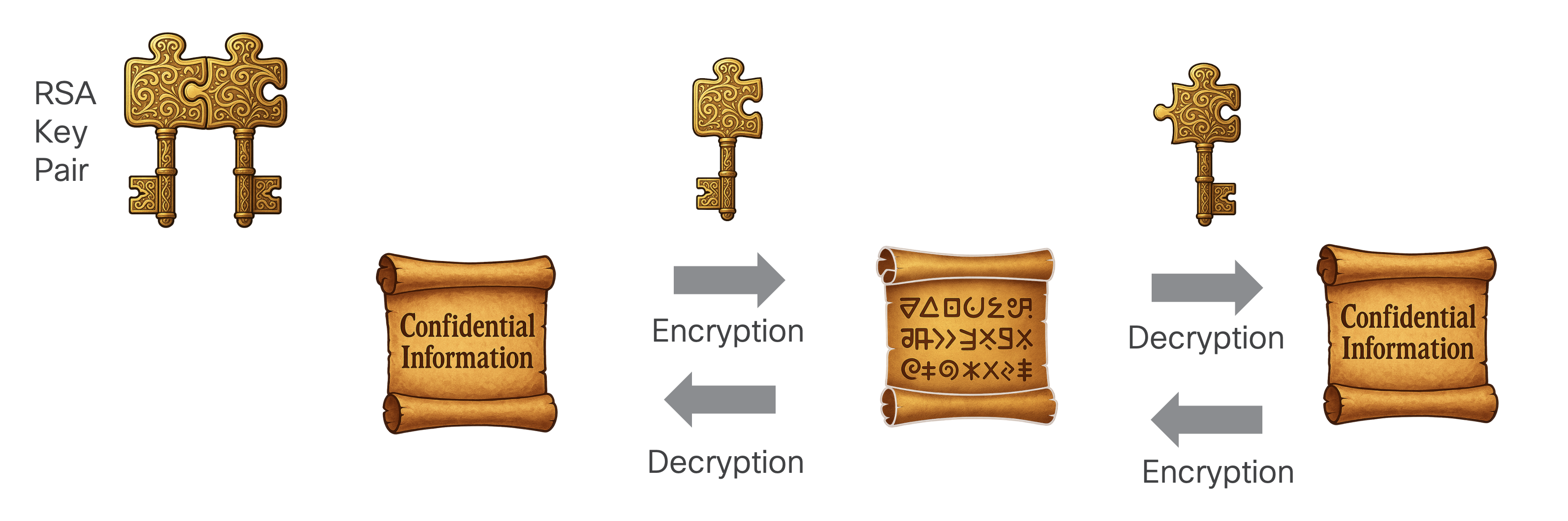Asymmetric crypto