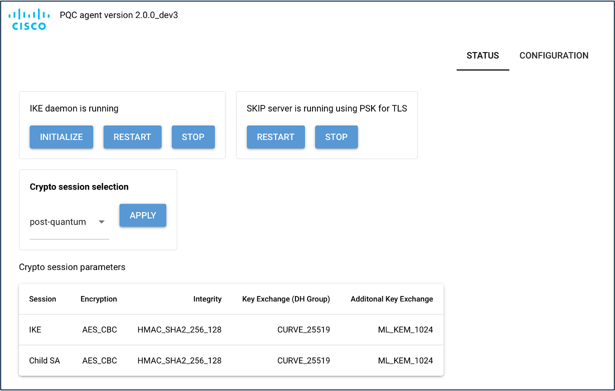PQCagent GUI
